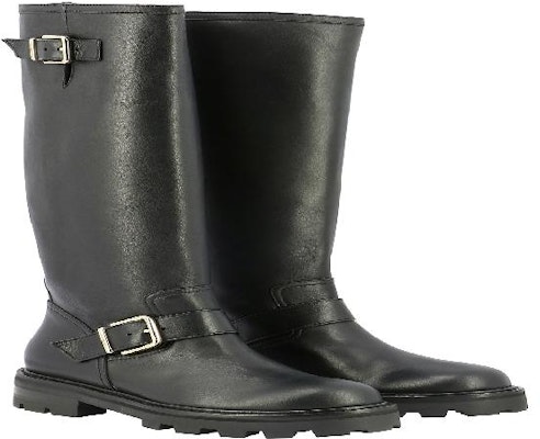 Jimmy Choo Steve Madden Biker Boot 'Black Squared' BIKERIITALLSQMBLACK 6