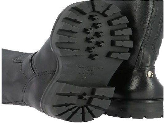 Jimmy Choo Steve Madden Biker Boot 'Black Squared' BIKERIITALLSQMBLACK 9