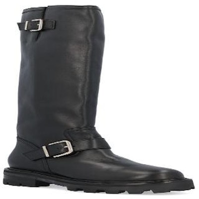 Jimmy Choo Steve Madden Biker Boot 'Black Squared' BIKERIITALLSQMBLACK 2