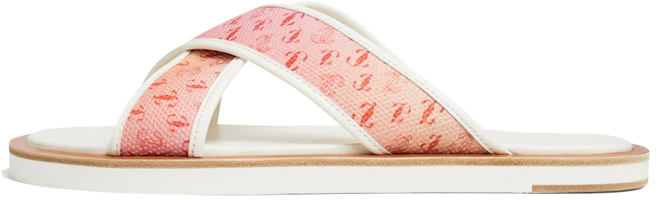 Jimmy Choo Sunset Open-Toe Slide Sandals Fashion Flats PALMOVWQ Sunset Color Jimmy Choo Sunset Open-Toe Slide Sandals Fashion Flats PALMOVWQ Sunset Color