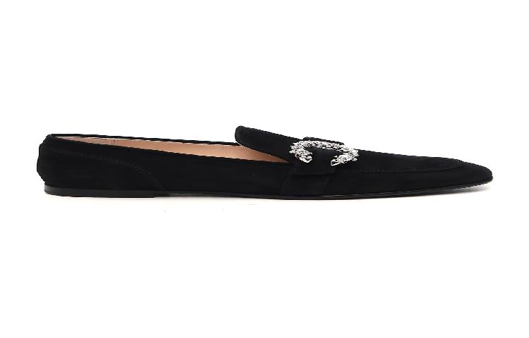 Jimmy Choo UCB MANIFLAT 'Black Crystal'