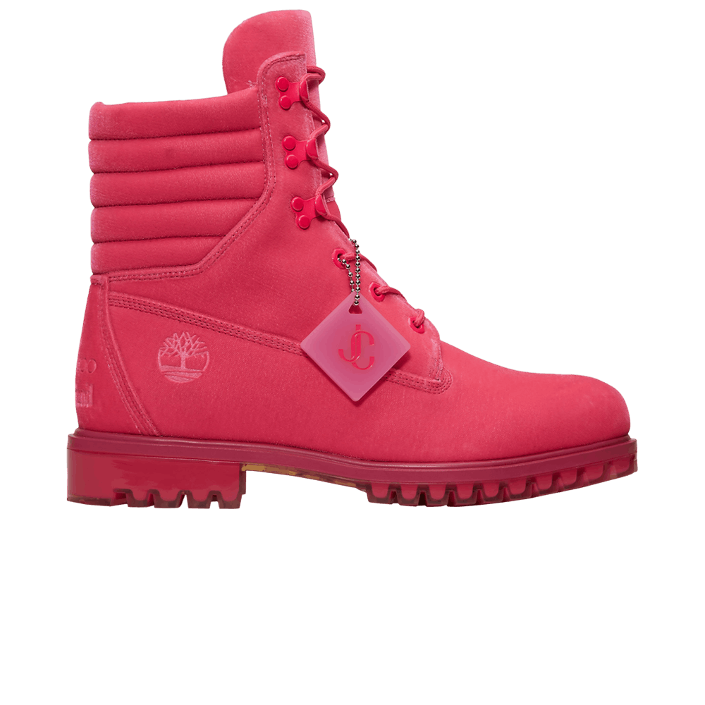 Jimmy Choo Timberland 6 Inch Puffer Boot 'Medium Pink'