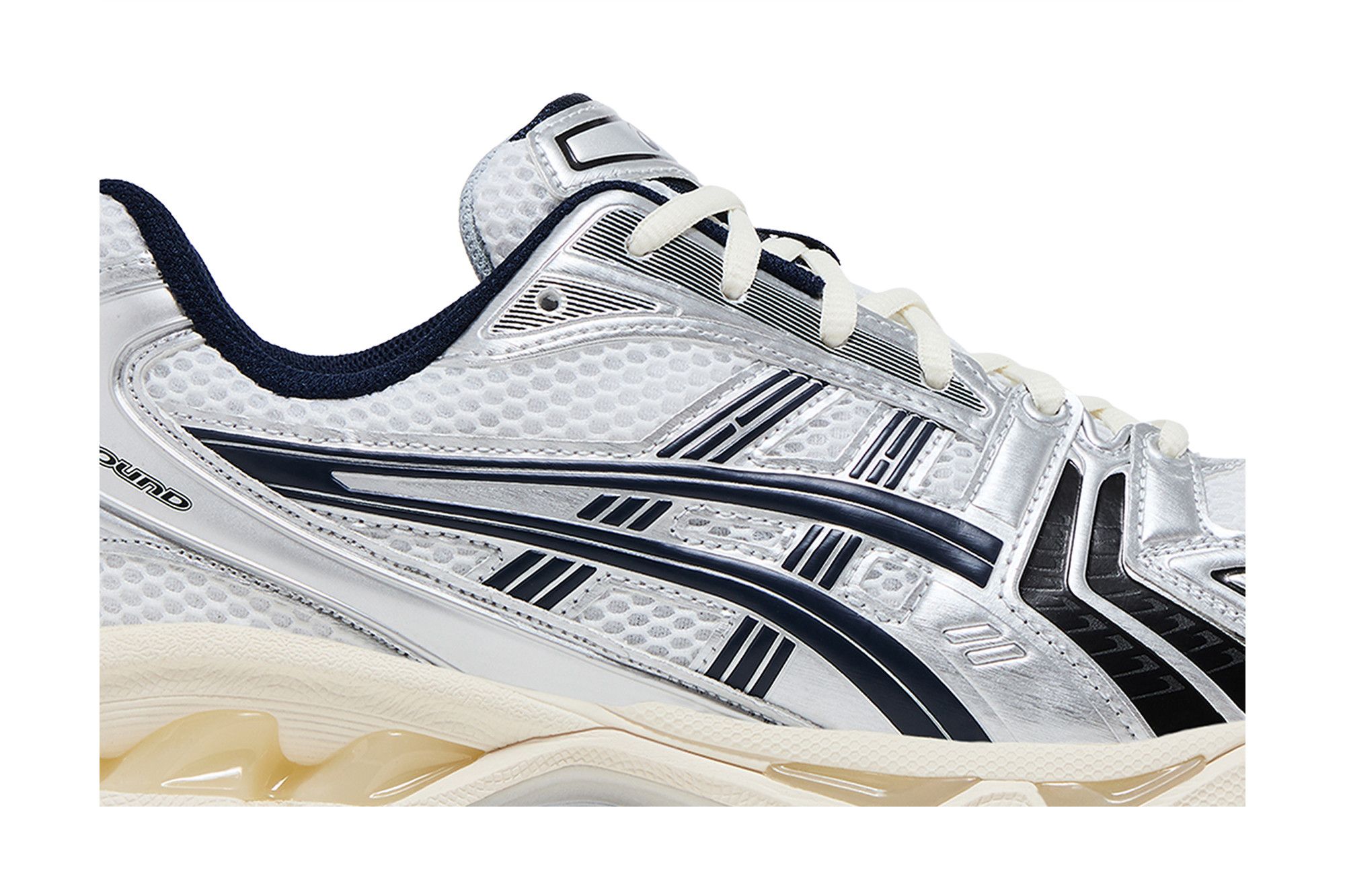 Shop JJJJound x ASICS 젤 카야노 14 '화이트 미드나잇 네이비' 1203A961-100