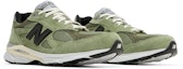 Cheap JJJJound x New Balance 990v3 'Olive' Lelaki Wanita Sneakers Kasual. M990JD3