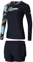 JOMA Colorblock Floral Print Long Sleeve Two-Piece Swimsuit 5235FPB282 JOMA Colorblock Floral Print Long Sleeve Two-Piece Swimsuit 5235FPB282