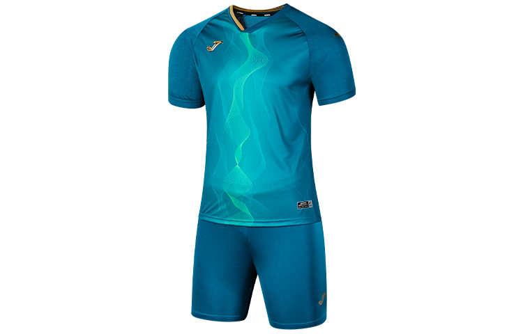Joma Comfortable Breathable Soccer Set - Crew Neck Tee & Lightweight Shorts 3145FPB016