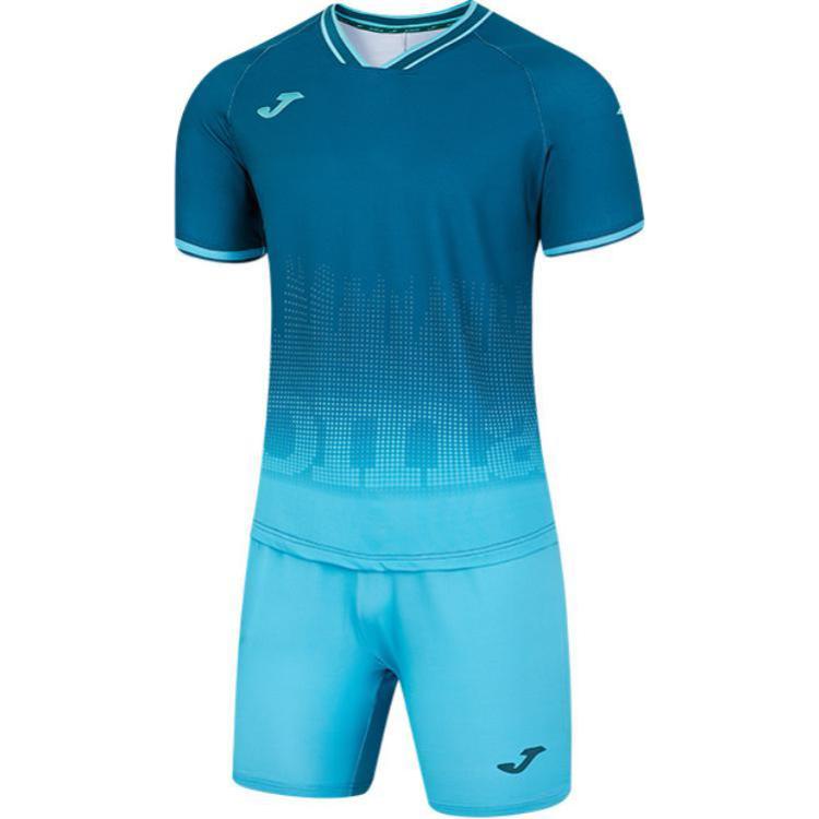 Joma Gradient Logo V-Neck Training Jersey & Shorts Soccer Set 3115FPB001