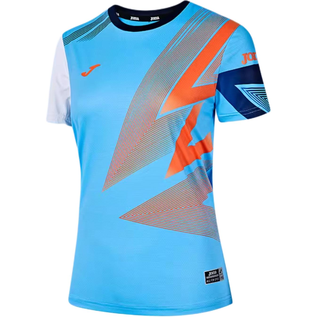 Joma Homer Elastic Breathable Comfortable Badminton T-Shirt Sky Blue Unisex 3145FP0129