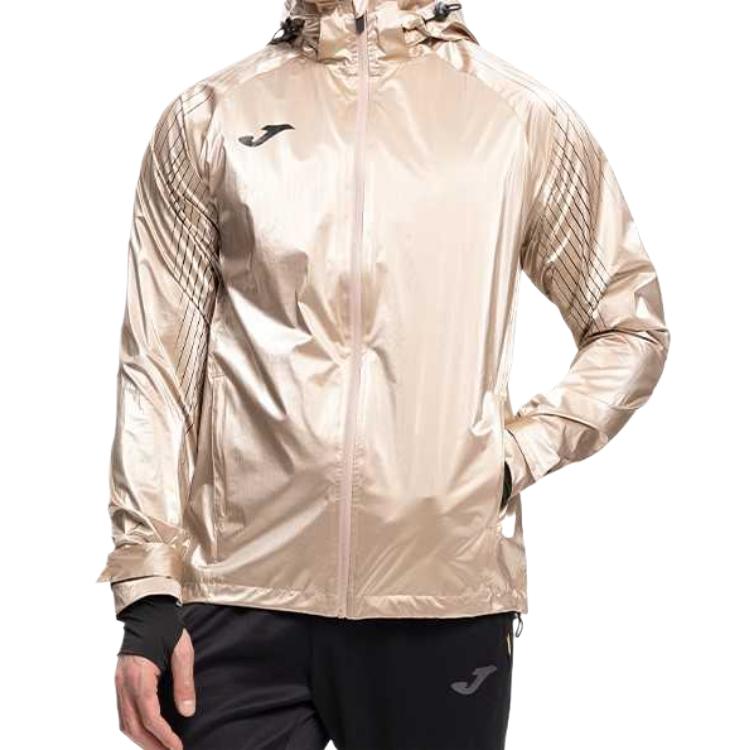 Joma Homer SS24 Windproof Waterproof Durable Gold Long-Sleeve Jacket 3145FL1101