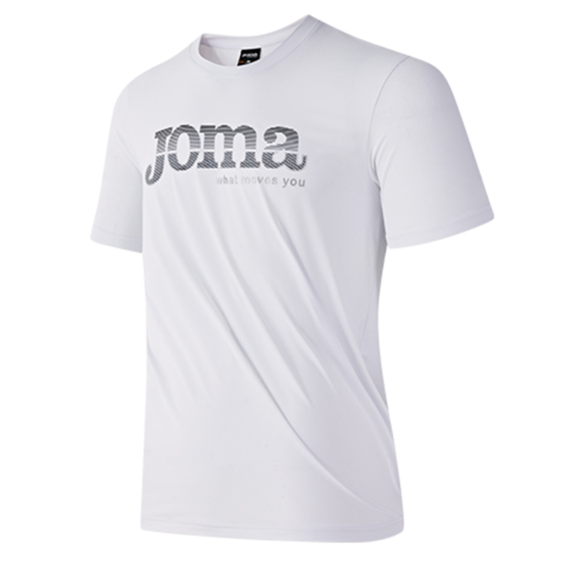 Joma Homer Training Logo Print Breathable Crewneck Short Sleeve T-Shirt Men 5145FP0113