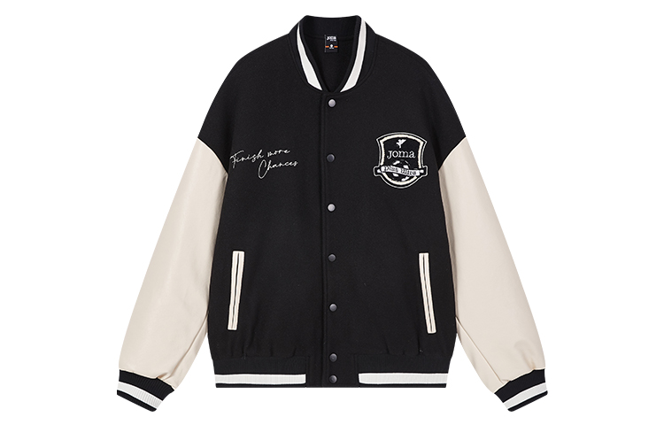Joma Logo Thick Padded Casual Sports Jacket Unisex - Black 5026FL4001