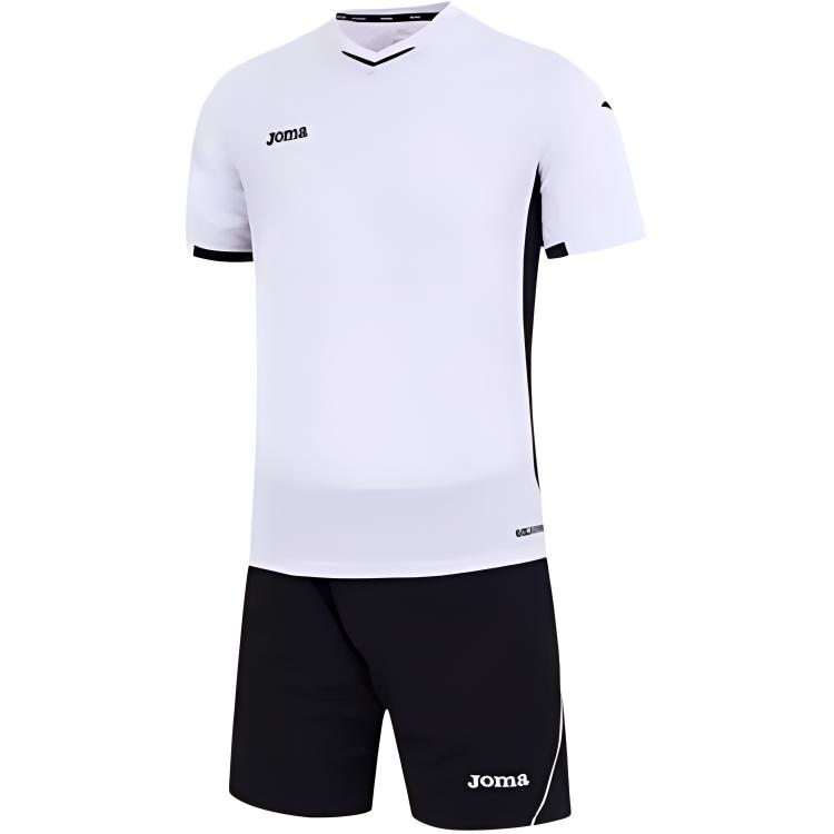 Joma Soccer Set - Letter Print Short Sleeve Top & Mid-Waist Breathable Shorts 3196FPB033
