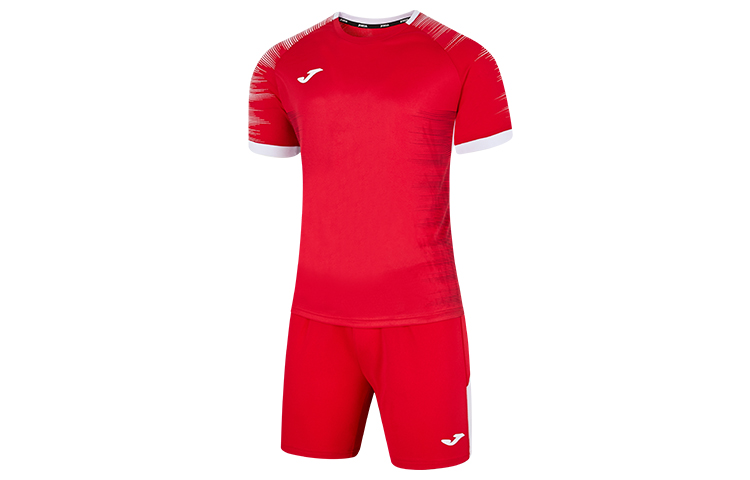 Joma Solid Logo Print Soccer Jersey and Shorts Set 3115FPB006