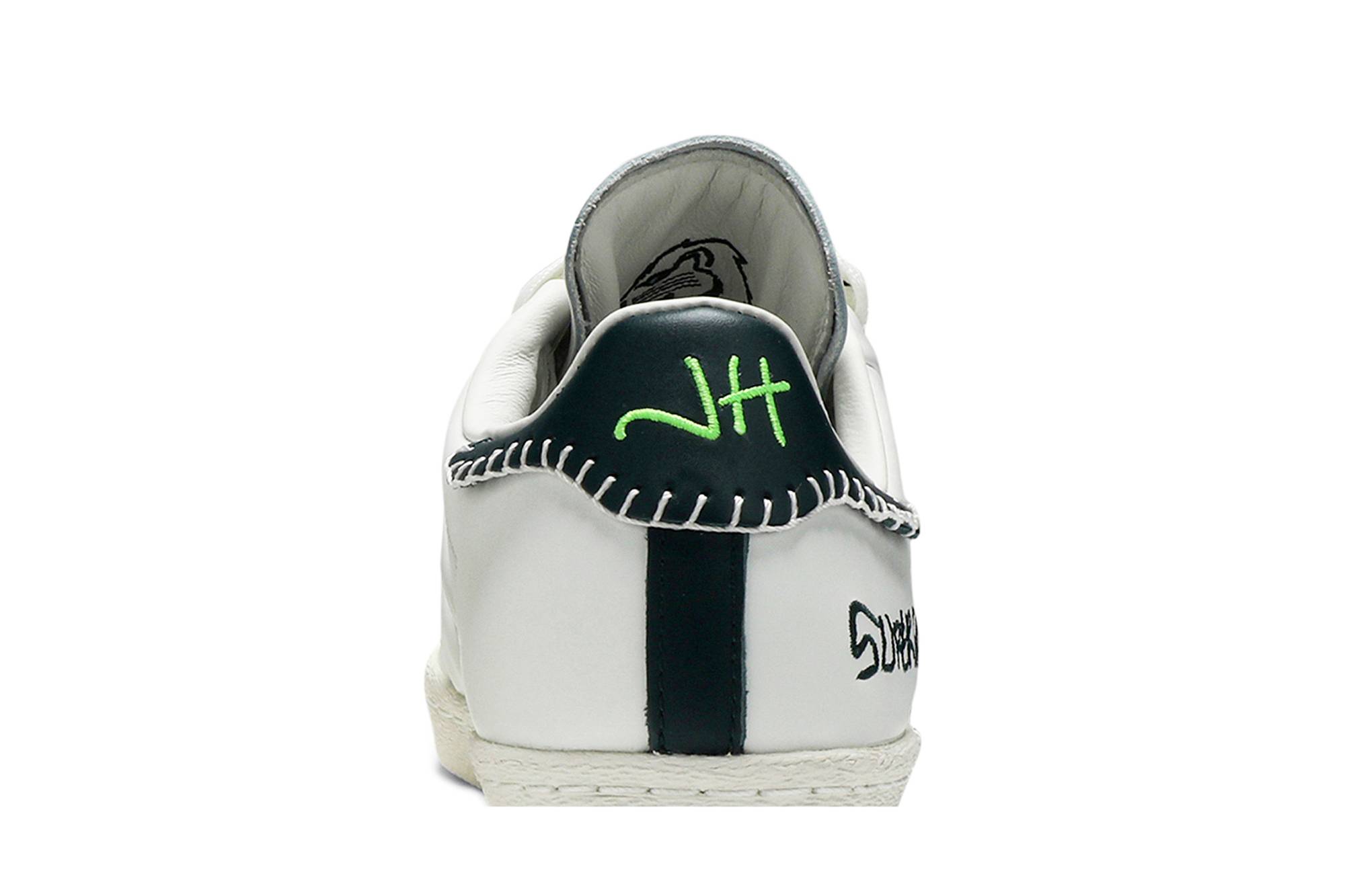 Sizing 喬納·希爾 x adidas 白色Superstar 'FW7577'