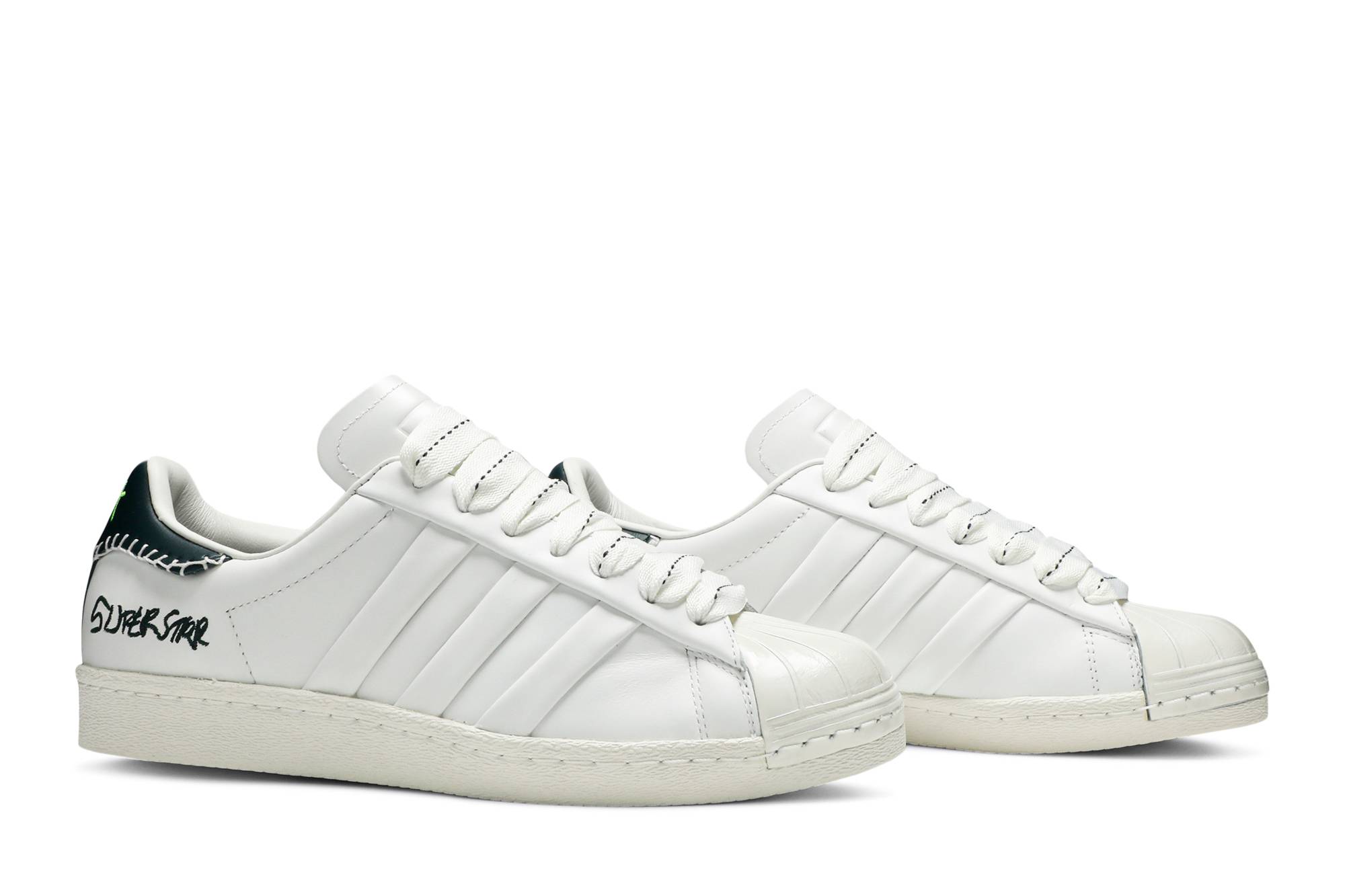 Cheap 喬納·希爾 x adidas 白色Superstar 'FW7577'