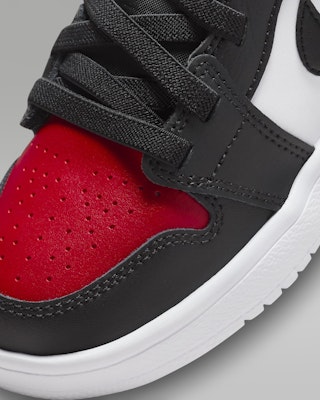 (JR) Jordan 1 Rendah 'Putih Varisiti Merah' DR9748-161 Sizing (JR) Jordan 1 Rendah 'Putih Varisiti Merah' DR9748-161