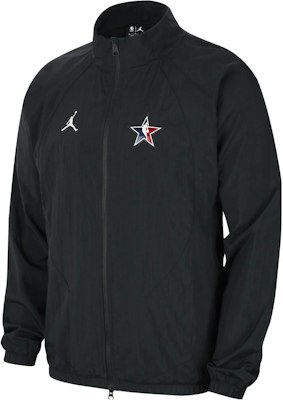 Jordan 2023 All-Star Weekend Black Embroidered Zip-Up Track Jacket for Men DX6740-010 Order Jordan 2023 All-Star Weekend Black Embroidered Zip-Up Track Jacket for Men DX6740-010