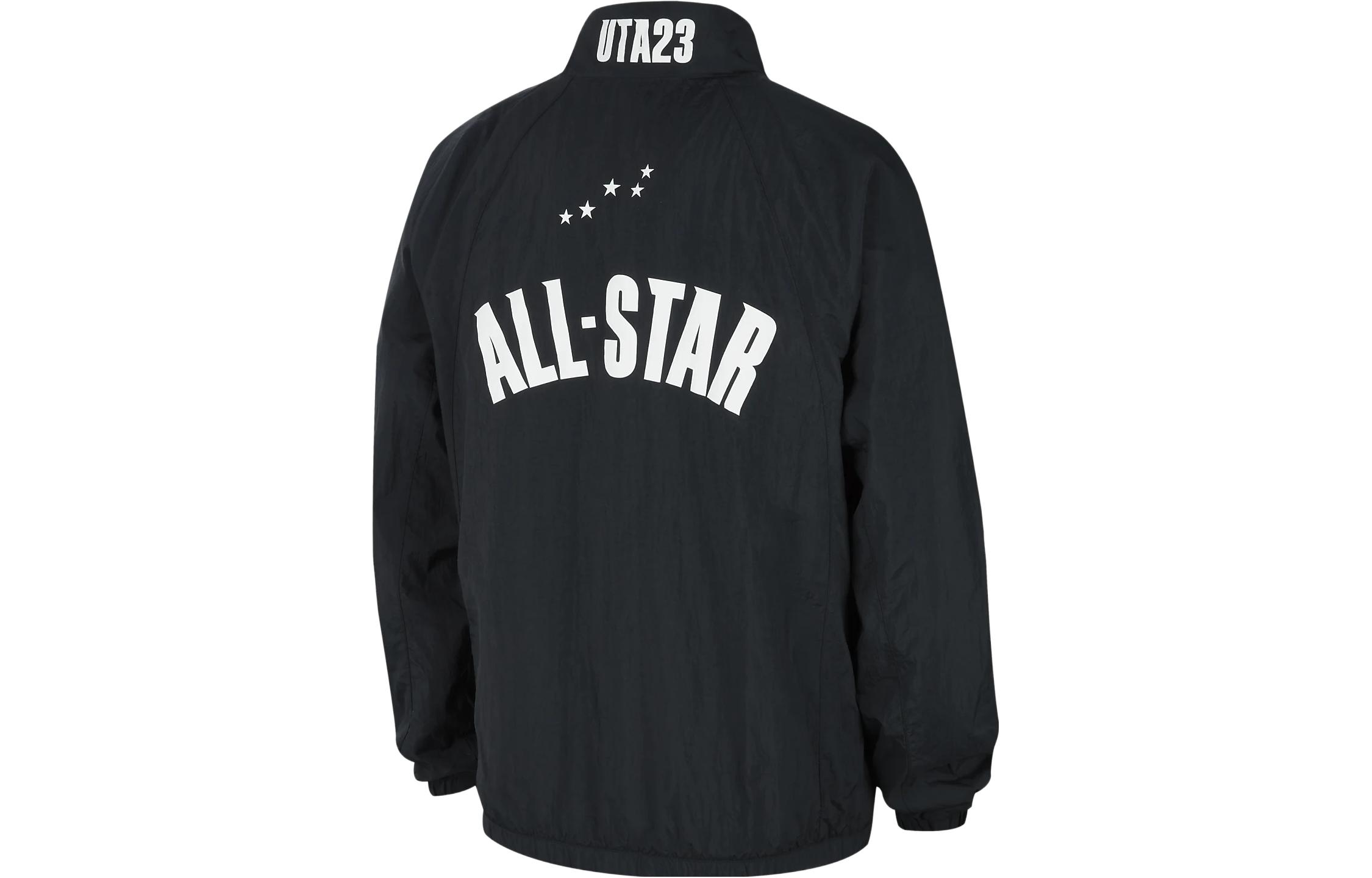 Jordan 2023 All-Star Weekend Black Embroidered Zip-Up Track Jacket for Men DX6740-010 圖 3