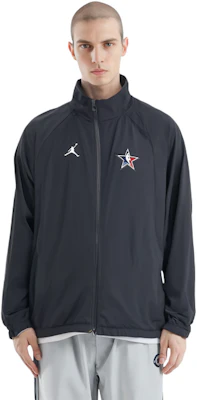 Jordan 2023 All-Star Weekend Black Embroidered Zip-Up Track Jacket for Men DX6740-010 Purchase Jordan 2023 All-Star Weekend Black Embroidered Zip-Up Track Jacket for Men DX6740-010