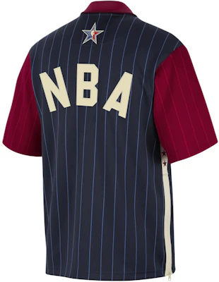 乔丹2024全明星周末字母印花扣衬夹克-红/海军蓝/棕 FN5884-698 Lookbook 乔丹2024全明星周末字母印花扣衬夹克-红/海军蓝/棕 FN5884-698