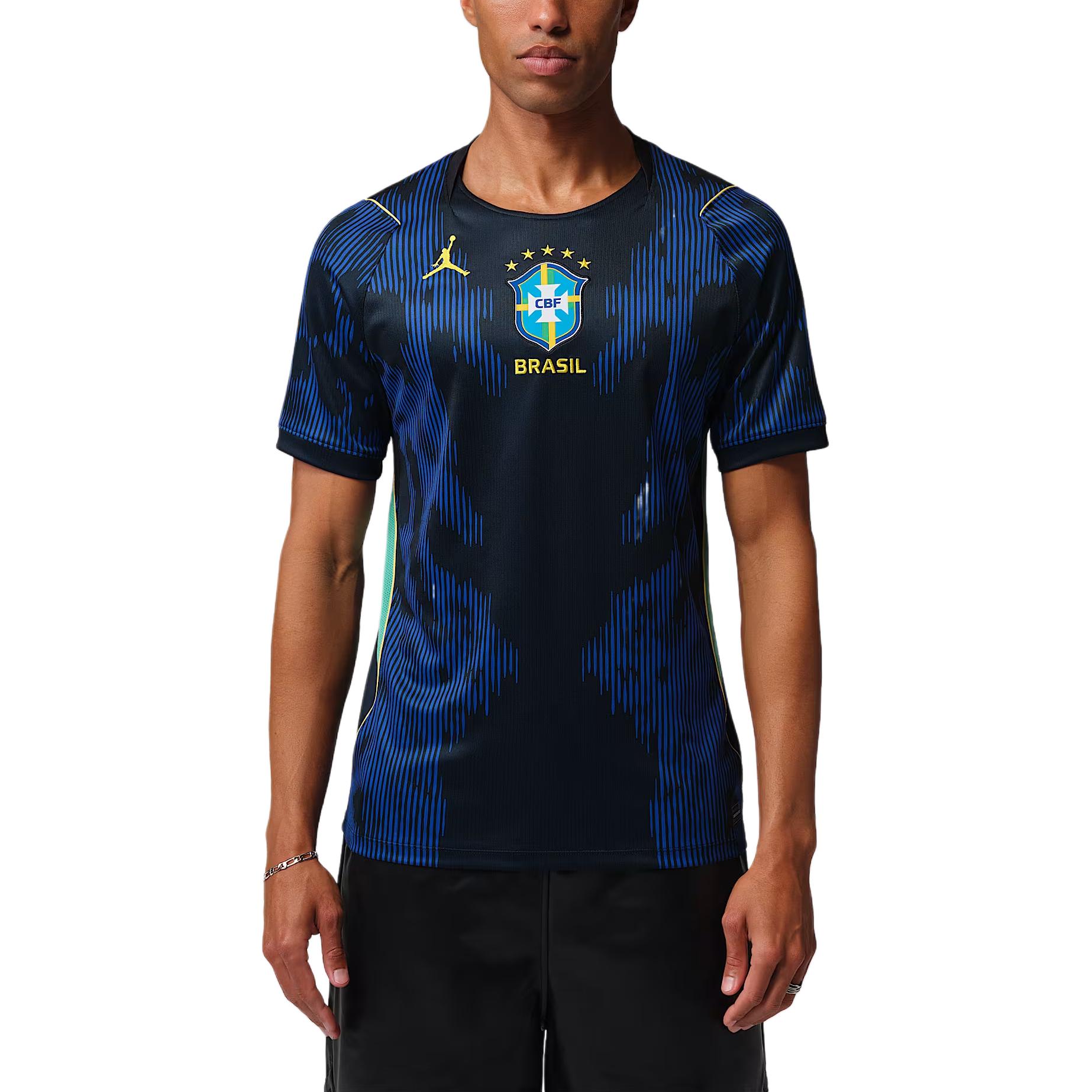 Jordan 2026 Brazil Away Dri-FIT Crewneck Soccer Jersey Fan Edition Men’s IU1072-417