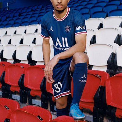 喬丹 21-22 巴黎聖日耳曼主場 梅西訓練球衣 深藍足球衣 CV7903-411 Shop 喬丹 21-22 巴黎聖日耳曼主場 梅西訓練球衣 深藍足球衣 CV7903-411