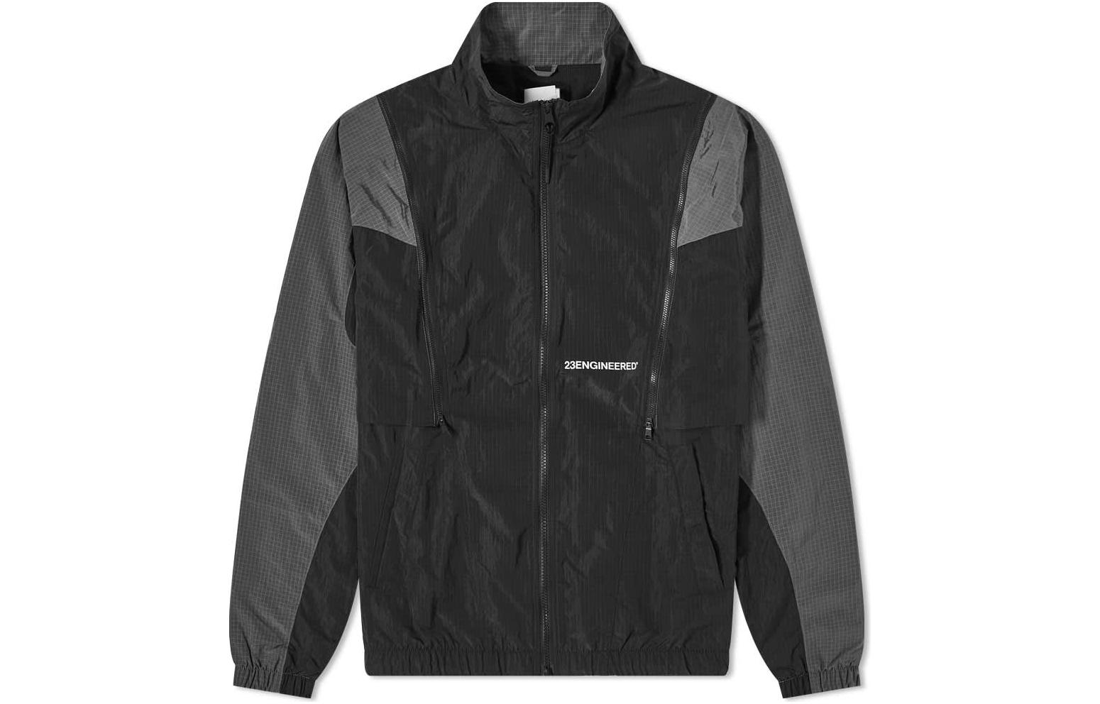 Jordan 23 Engineered Detachable Zip Long-Sleeve Jacket Black/Grey DH3288-010
