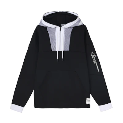 Jordan 23 Engineered Half-Zip Pullover Hoodie Jacket Black AT9780-010