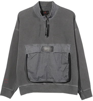Jordan 23 Engineered Jaket Sweatshirt Pullover Zip Separuh Hitam CJ5998-010 Order Jordan 23 Engineered Jaket Sweatshirt Pullover Zip Separuh Hitam CJ5998-010