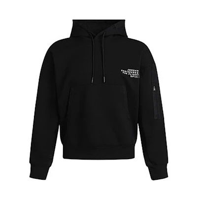 Jordan 23 Engineered Knit Print Hoodie Black CZ8273-010
