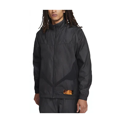 Jordan 23 Engineered Logo Patchwork Plaid Jacket Black CV2865-010