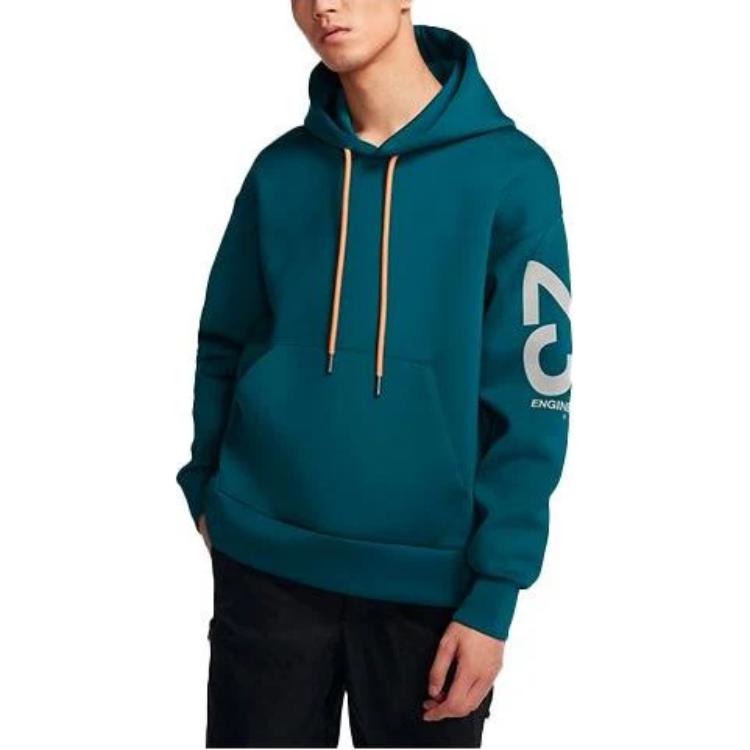 Jordan 23 Engineered Loose Knit Basketball Hoodie Dark Teal Blue CD6059-347