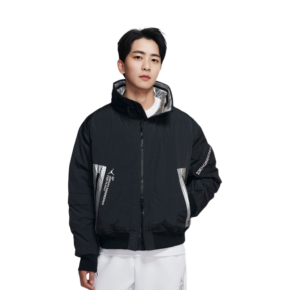 Jordan 23 Engineered MA-1 Black Winter Insulated Jacket for Men CQ2465-010 圖 4
