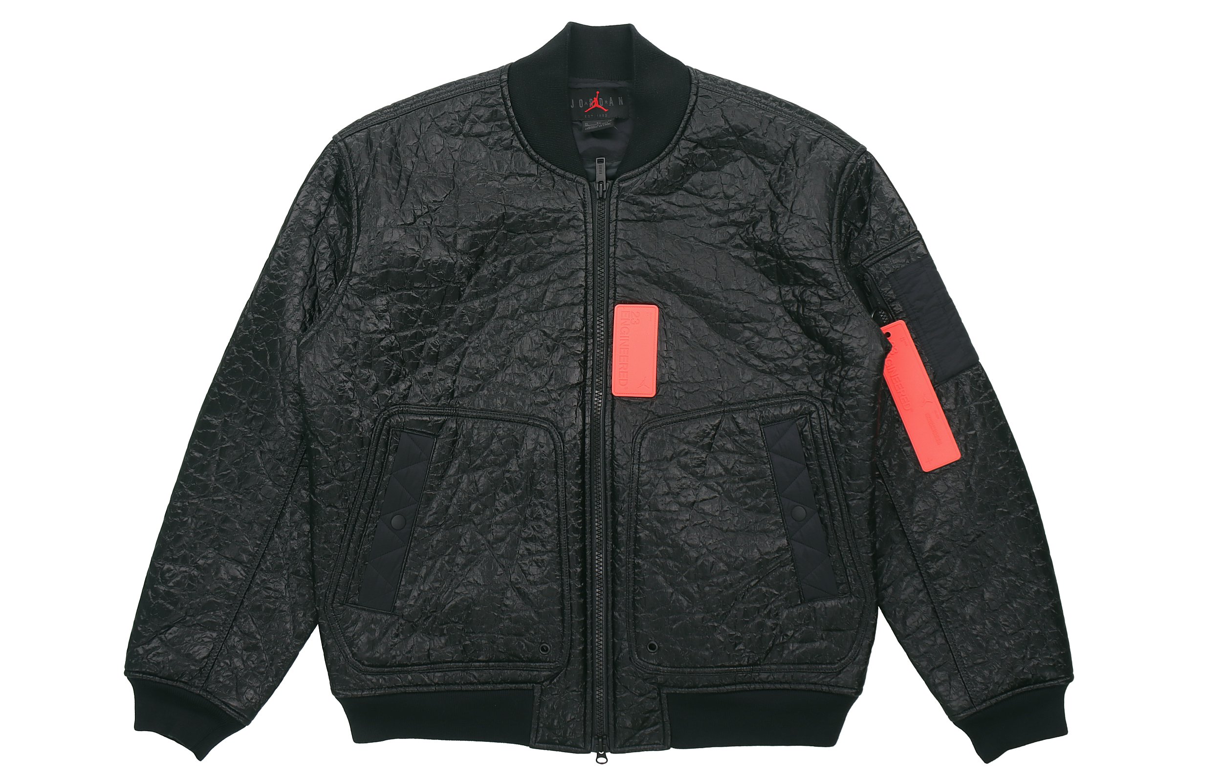 Jordan 23 Engineered MA-1 Textured Loose Fit Bomber Jacket Black CD5713-010