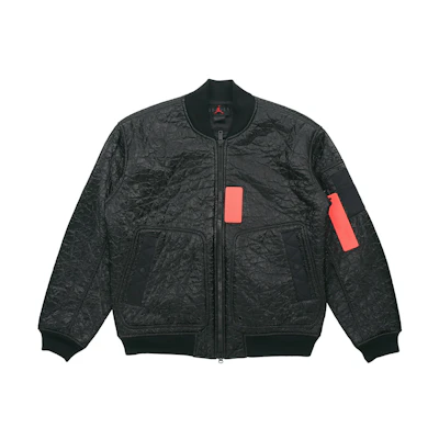 Jordan 23 Engineered MA-1 Textured Loose Fit Bomber Jacket Black CD5713-010