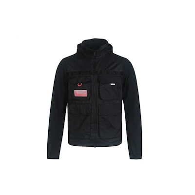 Jordan 23 Engineered Multi-Pocket Zip-Up Hooded Logo Jacket Black CK8936-010