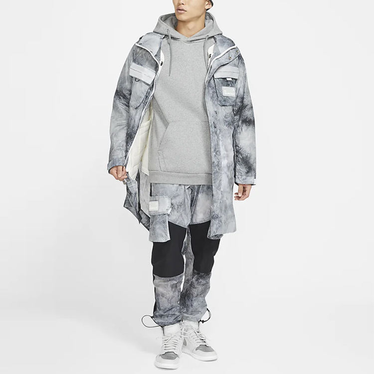 Details for Jordan 23 Engineered Jaket Hooded Kapas Set 2 Helai Putih Gading Lelaki. CU8626-100