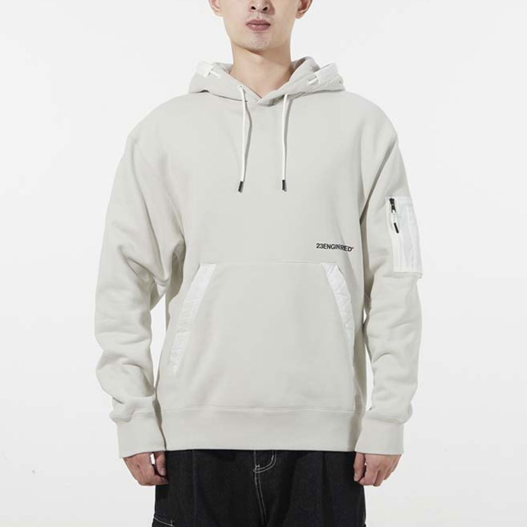 Jordan 23 Engineered Pullover Fleece Hoodie Men’s Grey DM7861-072 圖 3