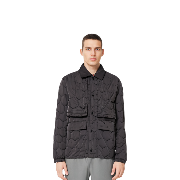 Sizing Jordan 23 Engineered Quilted Button-Up Jacket Dark Grey DV7696-022