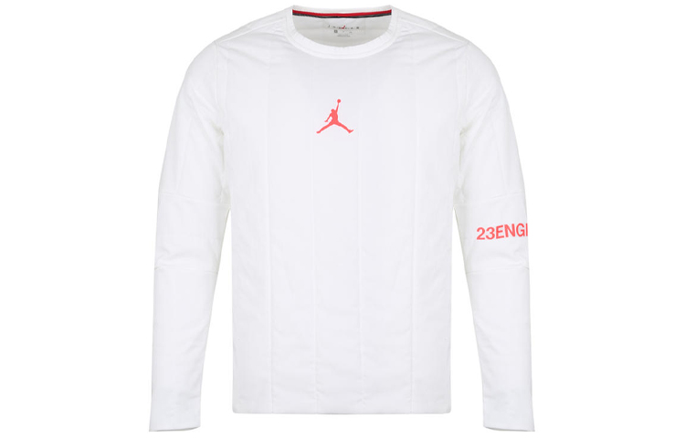 Order Jordan 23 Engineered Quilted Pullover Logo Sweatshirt Putih AJ1055-100