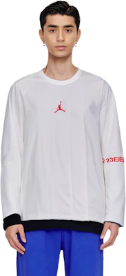 Jordan 23 Engineered Quilted Pullover Logo Sweatshirt Putih AJ1055-100 2