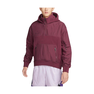 Jordan 23 Engineered Red Half-Zip Pullover Hoodie for Men DV1592-680