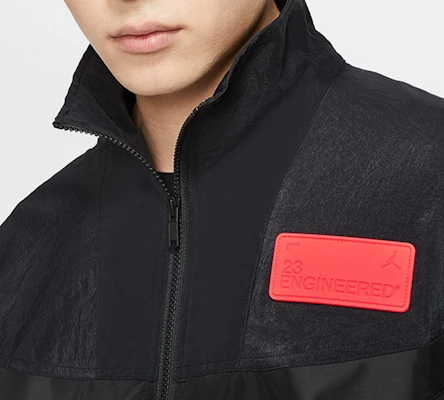 Jordan 23 Engineered Rubber Patch Jacket Black Men’s CN4579-010 Sizing Jordan 23 Engineered Rubber Patch Jacket Black Men’s CN4579-010