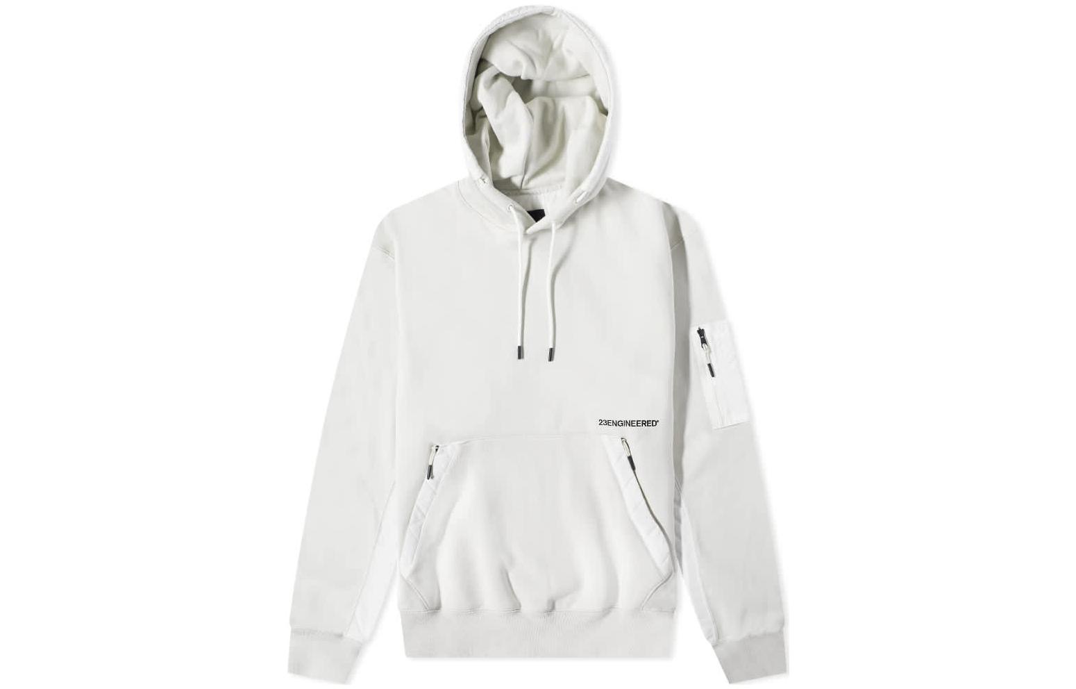 Jordan 23 Engineered White Pullover Hoodie Solid Color Sportswear DM7860-072