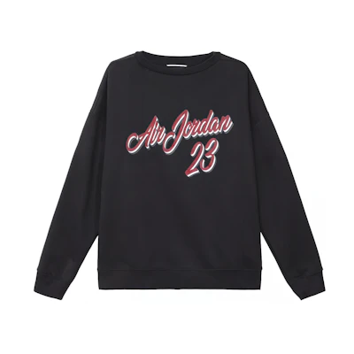 Jordan 23 Remastered Vintage Crewneck Sweatshirt Black () CT6283-010