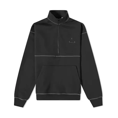 Jordan 23 Solid Half-Zip Fleece Jacket Black DV7679-010