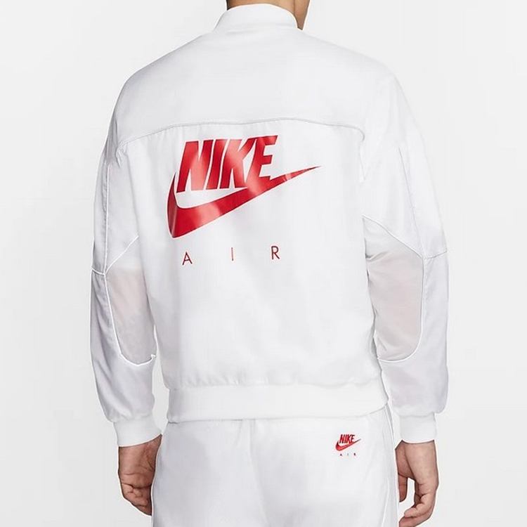 Purchase ジョーダン5 レガシー タフタ ナイロン パッチワーク ボンバージャケット ホワイト CU1667-100