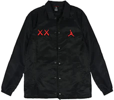 Jordan × KAWS FW23 Black Logo Casual Long Sleeve Jacket Unisex. 884483-010 Jordan × KAWS FW23 Black Logo Casual Long Sleeve Jacket Unisex. 884483-010