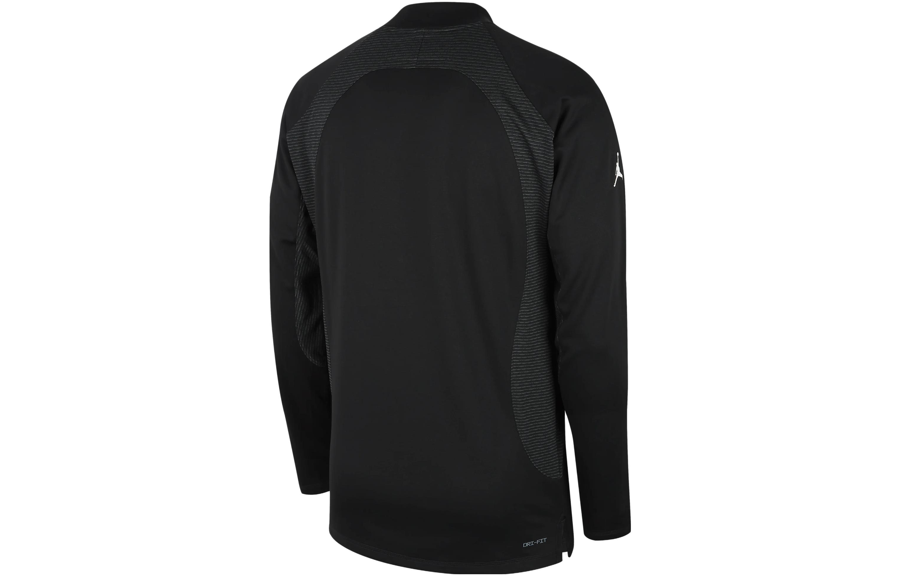 Lookbook Jordan Black Raglan Lengan Panjang Kaos Crewneck Grafik Print. DX6752-010