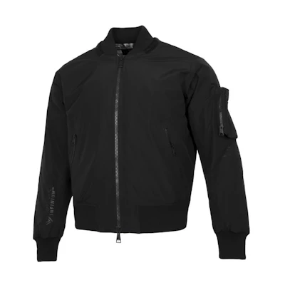 Jordan Black Winter Short Jacket with Pocket and Zipper. DJ0233-010